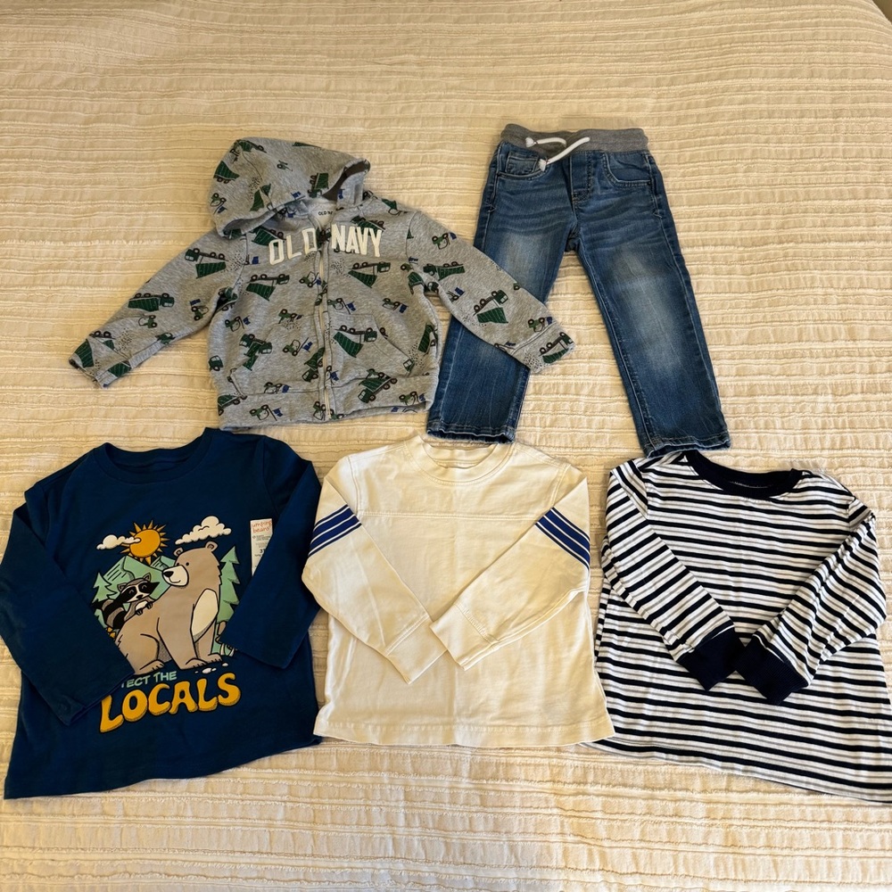 Toddler Boy 3T Clothing Bundle Spring Summer Fall